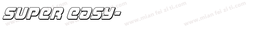 Super Easy字体转换